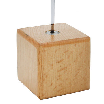 Massage Clip Stand Wooden Base 2x2Inch