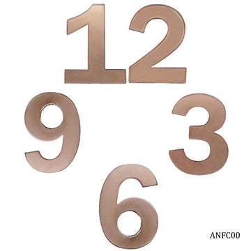 1 inch Acrylic Number For Clock copper 3,6,9,12