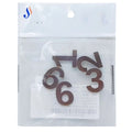 jags-mumbai Clock Making Material 1 inch Acrylic Number For Clock copper 3,6,9,12