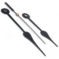 jags-mumbai Clock Making Material 13.5cm  Long Spade Hands for DIY Clock hands black colour