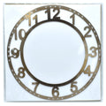 jags-mumbai Clock Making Material Acrylic clock frame number COPPER 8 inch