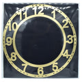 jags-mumbai Clock Making Material Acrylic Clock Frame Numerical Gold 10Inch