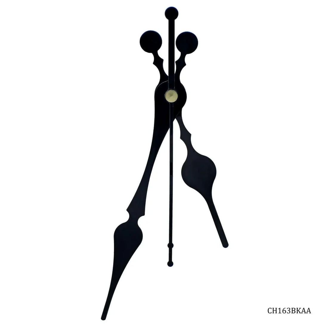 jags-mumbai Clock Making Material Clock Hands Set 13 To 22MM Big Black 163BK