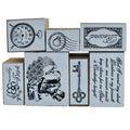 jags-mumbai Clock Making Material Craft Stamp Set Clock Key 7 Pcs Set CSSC05