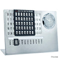 jags-mumbai Clock Making Material Life Time Calendar With Month Clock Silver