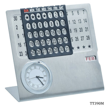 jags-mumbai Clock Making Material Life Time Calendar With Month Clock TT390M