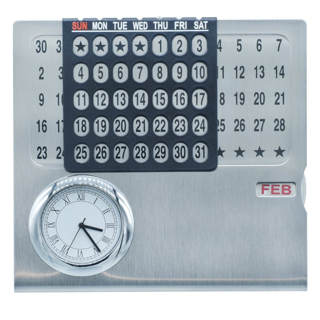 jags-mumbai Clock Making Material Life Time Calendar With Month Clock TT390M