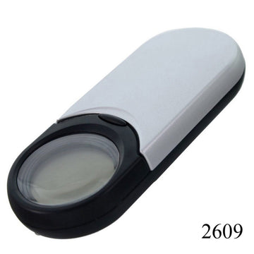 Magnifier Glass With Clock