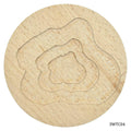 jags-mumbai Coasters 3D Wooden Tea Coaster Round 3WTC04