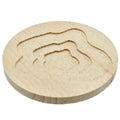 jags-mumbai Coasters 3D Wooden Tea Coaster Round 3WTC04