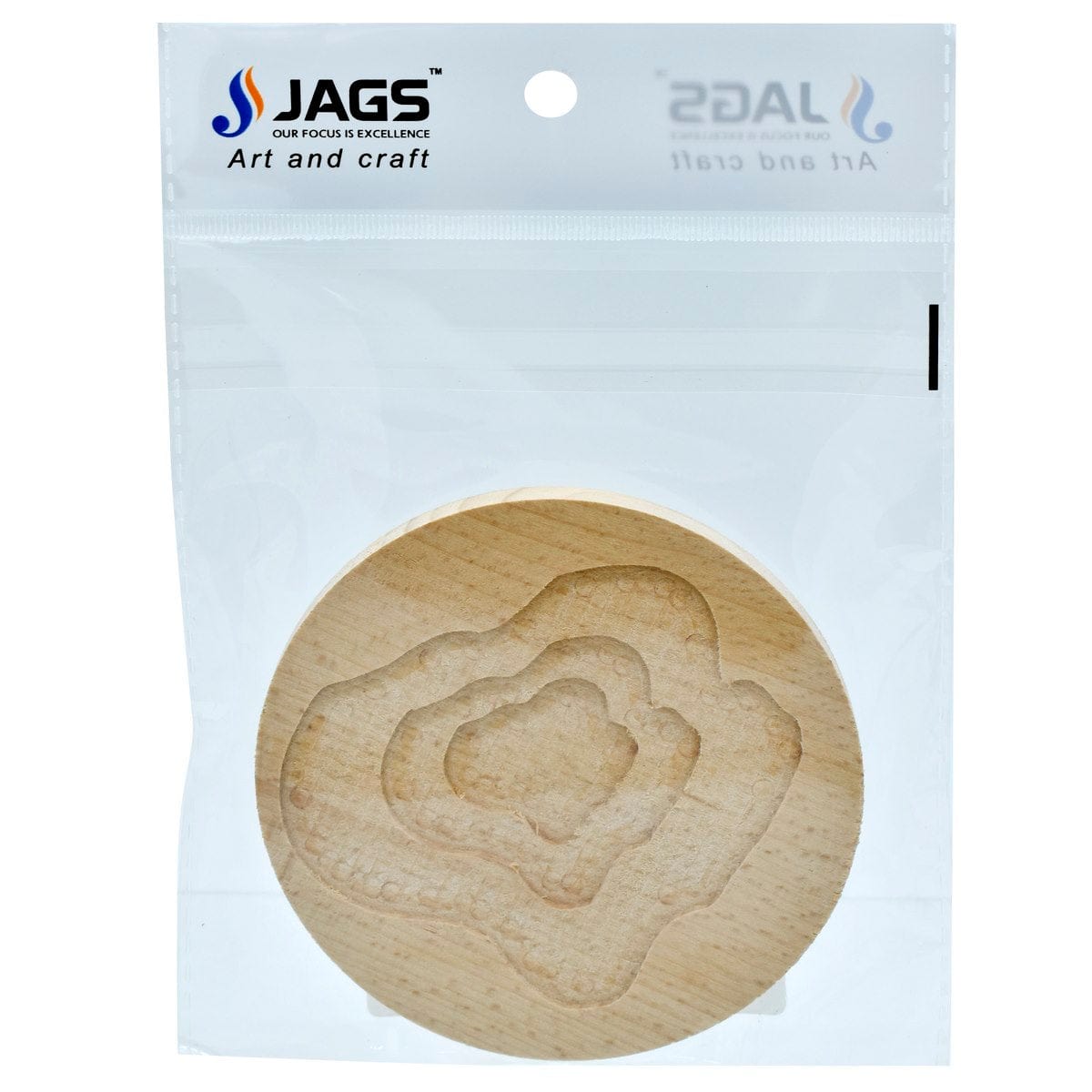jags-mumbai Coasters 3D Wooden Tea Coaster Round 3WTC04