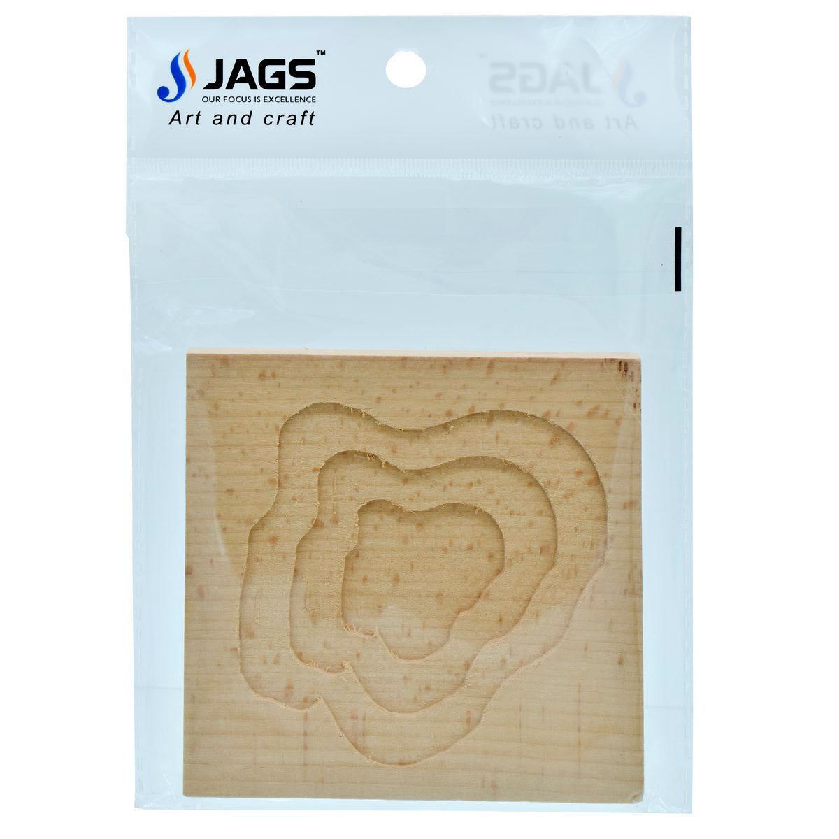 jags-mumbai Coasters 3D Wooden Tea Coaster Square 3WTC00