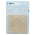 jags-mumbai Coasters 3D Wooden Tea Coaster Square 3WTC11