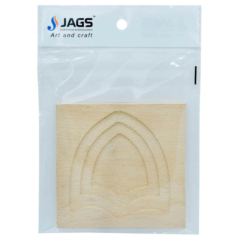 jags-mumbai Coasters 3D Wooden Tea Coaster Square 3WTC12