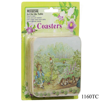 Tea Coaster 6pcs Set Card Packing