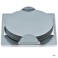 jags-mumbai Coasters Tea Coaster Steel Round 6-Piece Set