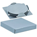 jags-mumbai Coasters Tea Coaster Steel Round 6-Piece Set