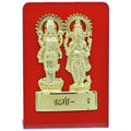 jags-mumbai Corporate Gift set Desktop Top Gold Shri Laxmi Ganesh Plate Red