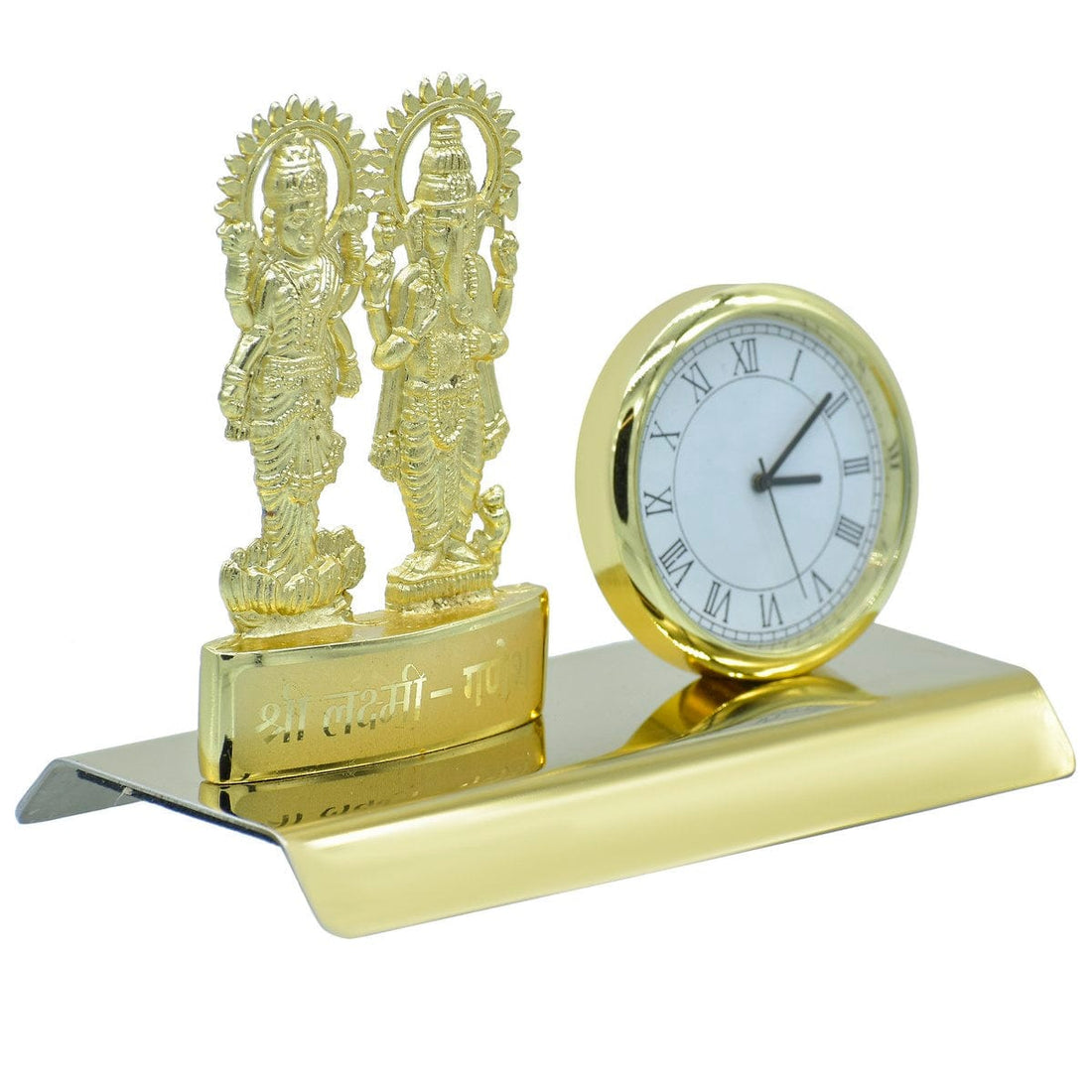 jags-mumbai Corporate Gift set Destop Top Gold Shri Laxmi Ganesh With Watch TT658