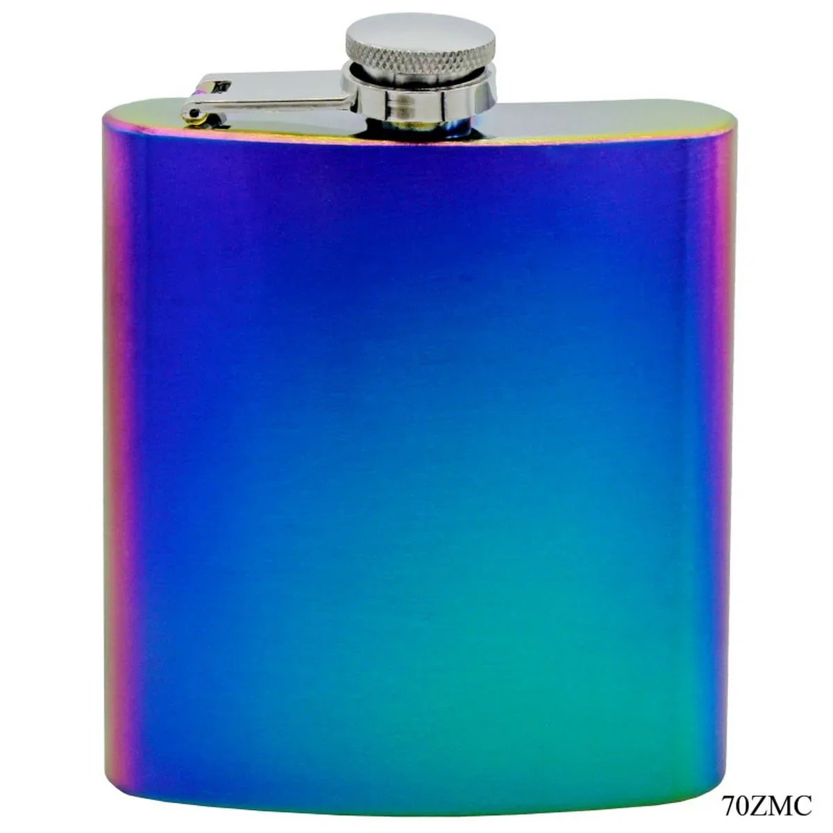Elegant Wine Bottle Stainless Steel Hip Flask in Colour 70ZMC - The Perfect Accessory for Wine Enthusiasts