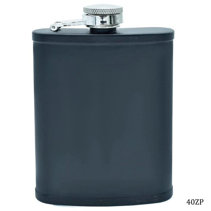 Elegant Wine Bottle Stainless Steel Hip Flask - Printed 40OZ
