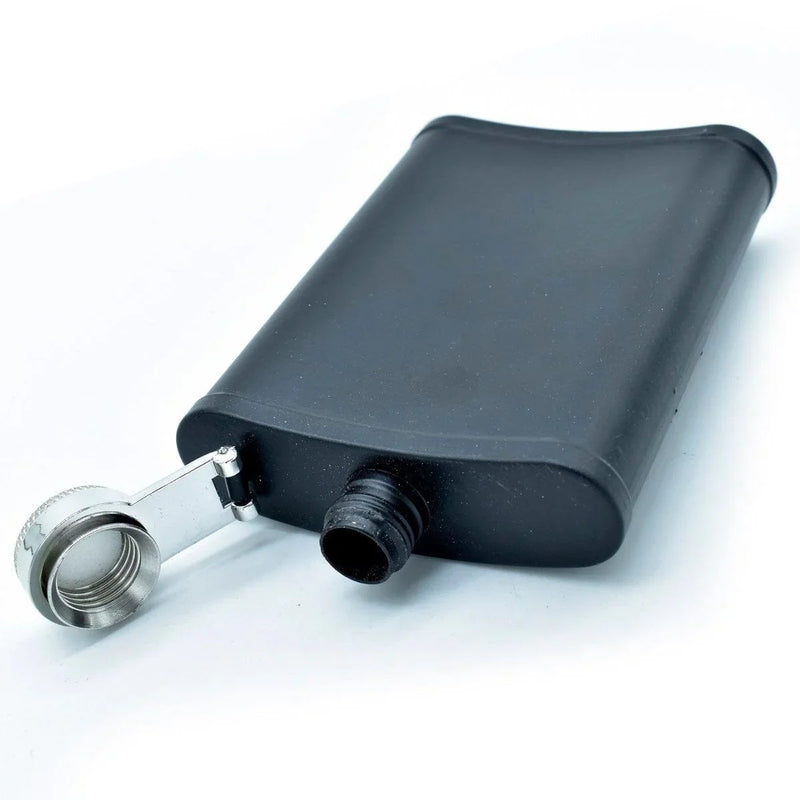 jags-mumbai Corporate Gift set "Elegant Wine Bottle Stainless Steel Hip Flask - Printed 40OZ"