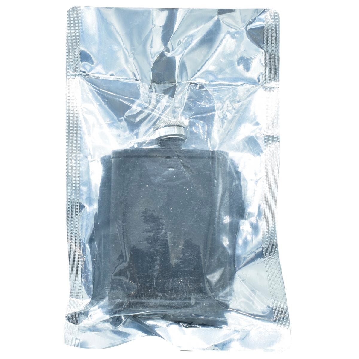 jags-mumbai Corporate Gift set "Elegant Wine Bottle Stainless Steel Hip Flask - Printed 40OZ"