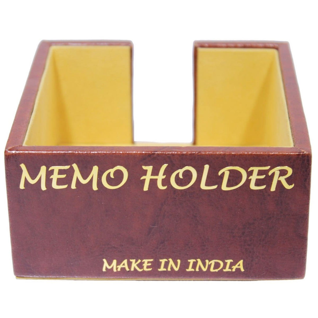 jags-mumbai Corporate Gift set Leather Memo Holder Cherry