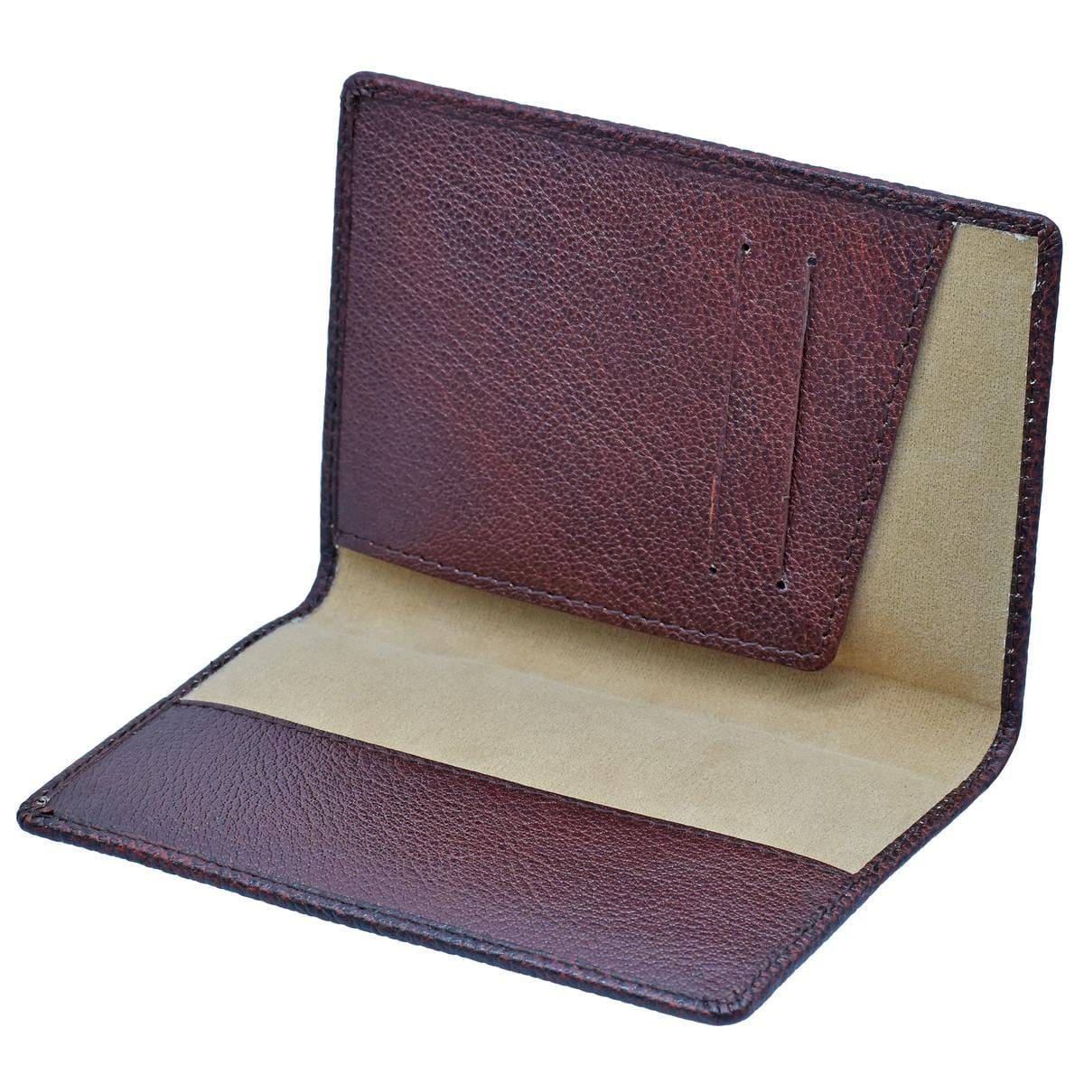 jags-mumbai Corporate Gift set Leatherette Passport Holder Brown