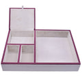 jags-mumbai Corporate Gift set Table Stationery Set Leatherite 4in1 Grey