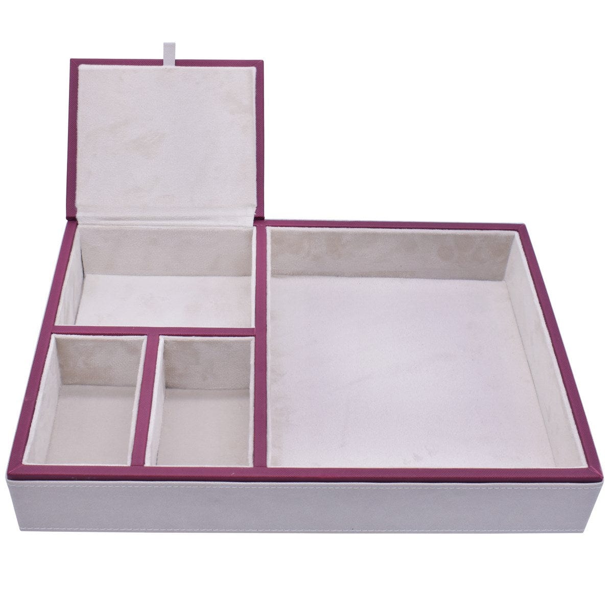 jags-mumbai Corporate Gift set Table Stationery Set Leatherite 4in1 Grey