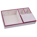 jags-mumbai Corporate Gift set Table Stationery Set Leatherite 4in1 Grey