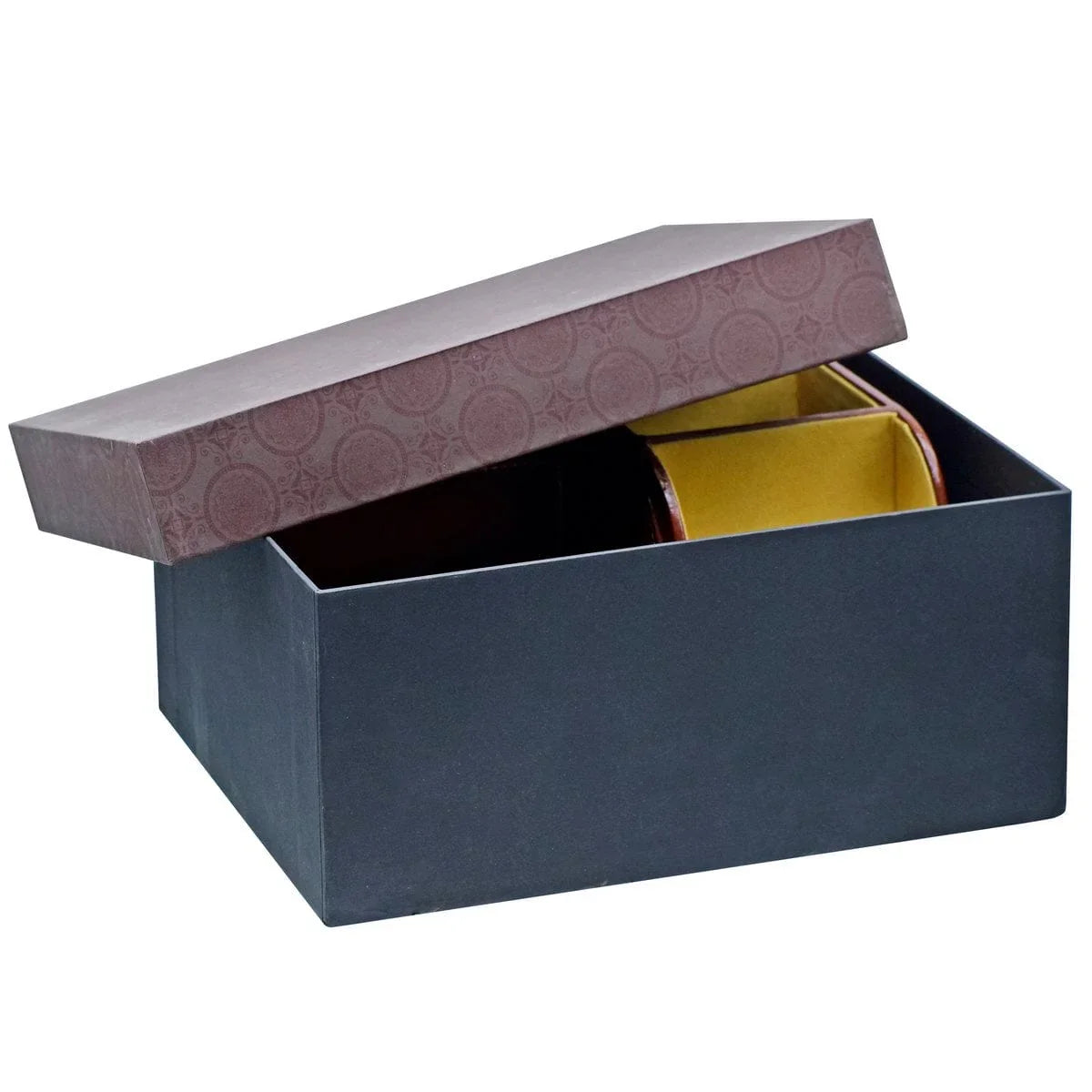 jags-mumbai Corporate Gift set Table Stationery Set Leatherite 4in1 Tan
