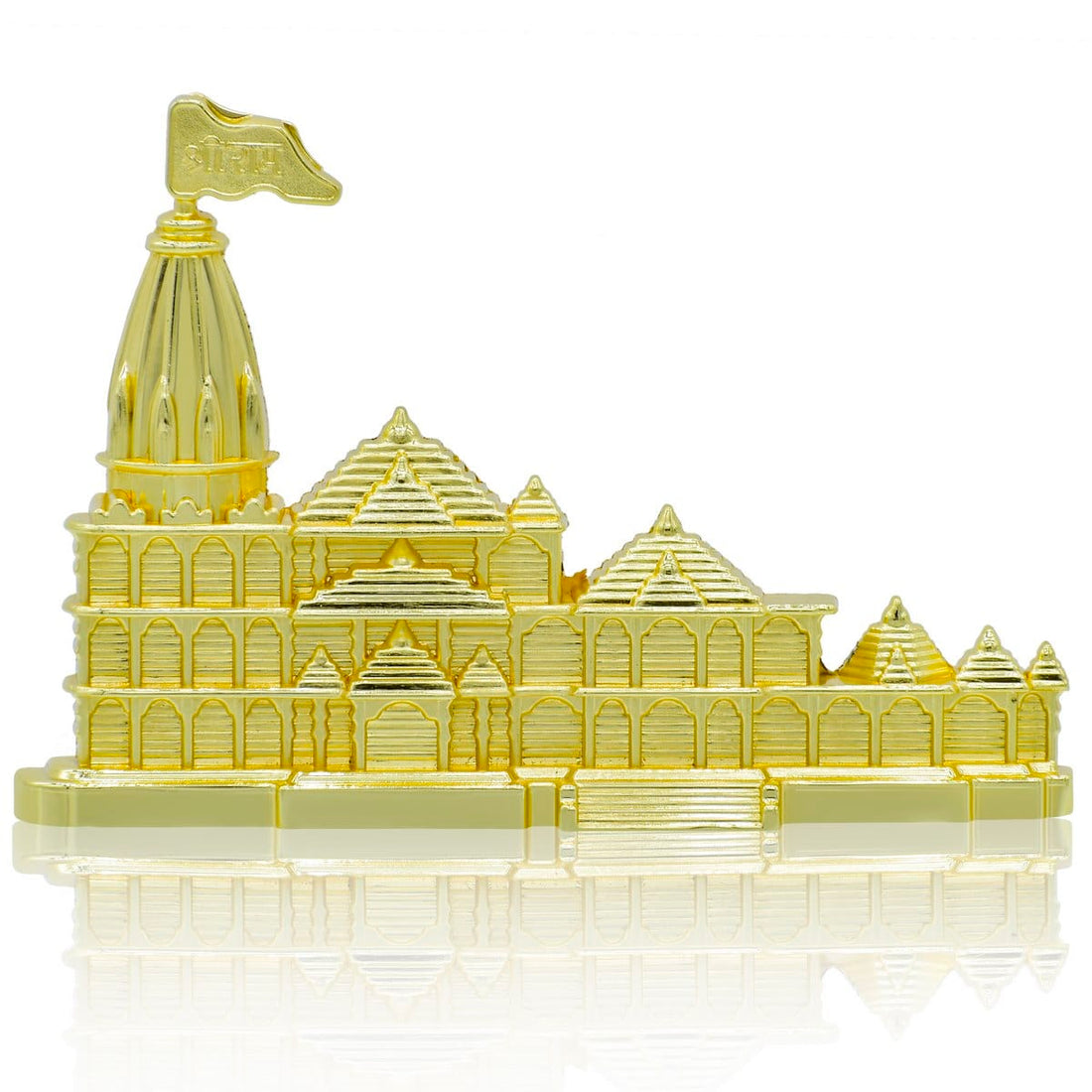 jags-mumbai Corporate Gift set Table Top Ram Mandir Gold