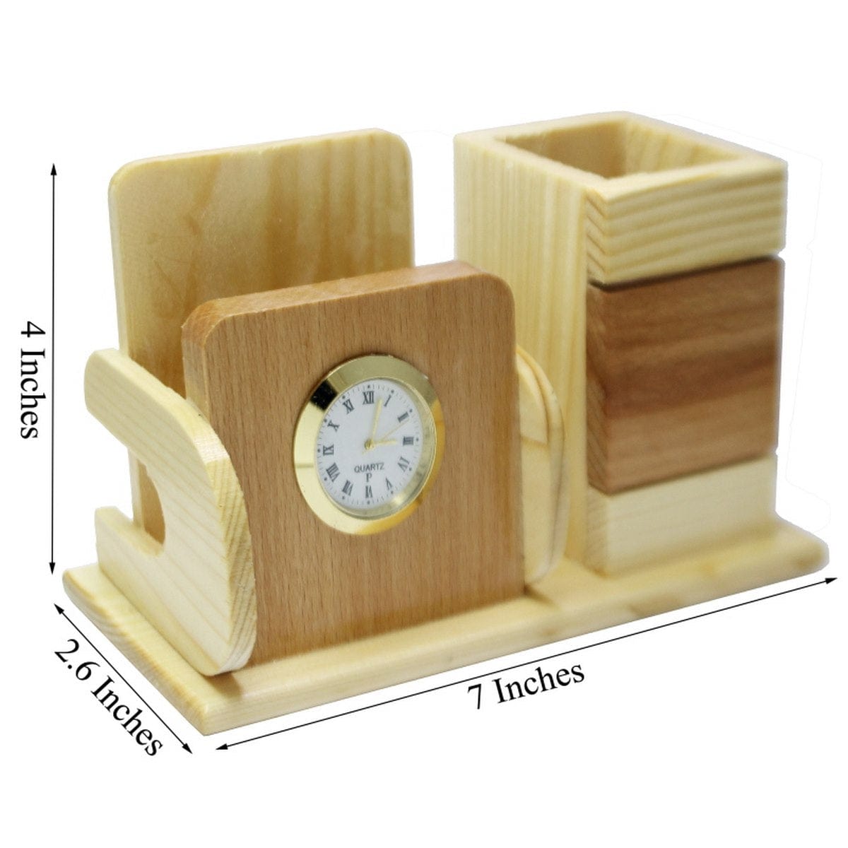 jags-mumbai Corporate Gift set Wooden Table Top With Watch DW5136