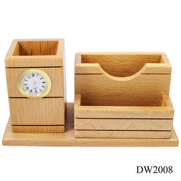 jags-mumbai Corporate Gift set Wooden Table Top With Watch RE1140 DW2008