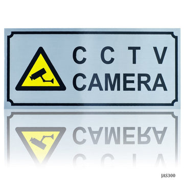 Jags Aluminum Sticker 3.5X8 CCTV Camera JAS300