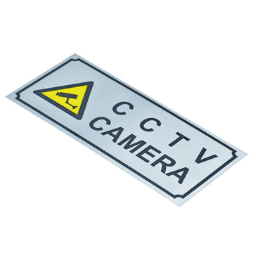 Jags Aluminum Sticker 3.5X8 CCTV Camera JAS300