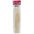 jags-mumbai Craft Sticks Craft Stick Round 12Inch 6Pcs 8MM Thin