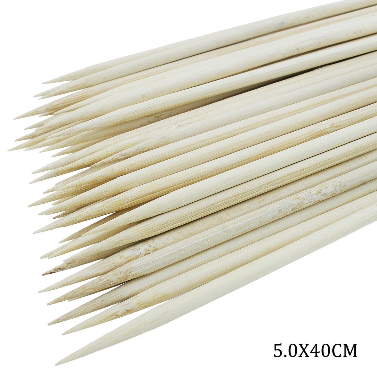 jags-mumbai Craft Sticks Craft Stick Round Natural 40cm (47-50pcs)