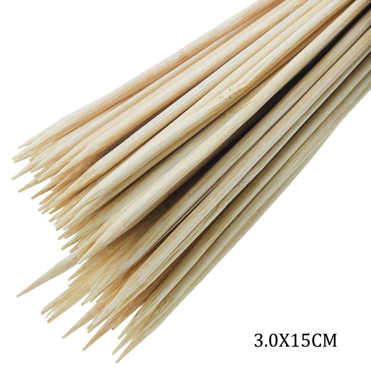 jags-mumbai Craft Sticks Craft Stick Round Natural 90pcs 3.0X15cm