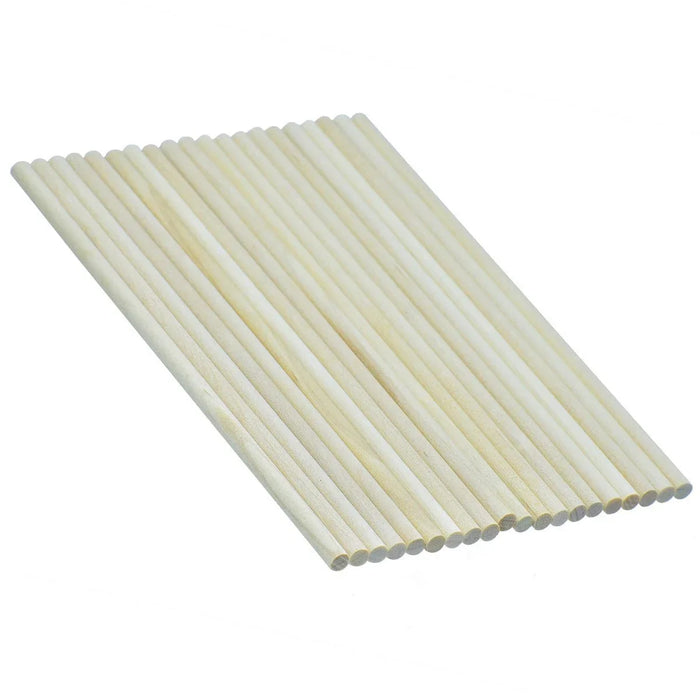 Craft Stick Round White 4mm 6inch