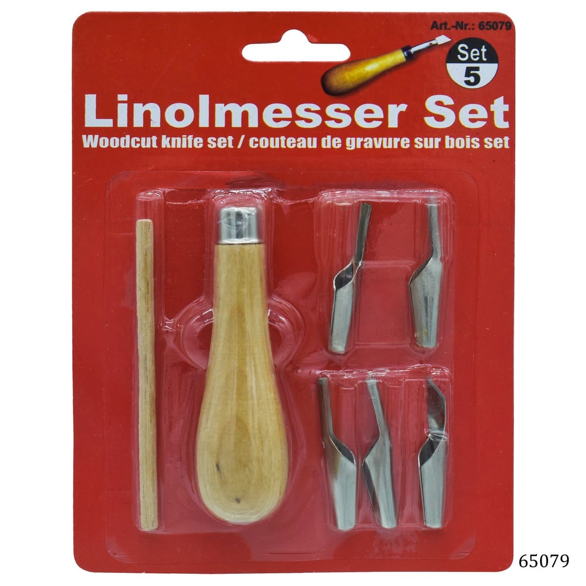 jags-mumbai Cutters & Cutting Mats Linolmesser Set Woodcut Knife Set 5 Set 65079 - The Ultimate Wood Carving Tool Kit!