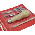 jags-mumbai Cutters & Cutting Mats Linolmesser Set Woodcut Knife Set 5 Set 65079 - The Ultimate Wood Carving Tool Kit!