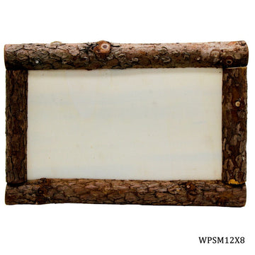 Wooden Plate Photo Frame Medium: Timeless Beauty for Precious Memories