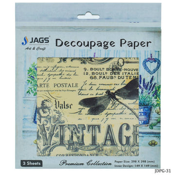 jags-mumbai Decoupage Jags Decoupage Paper 10 World Wonders JDPG-31