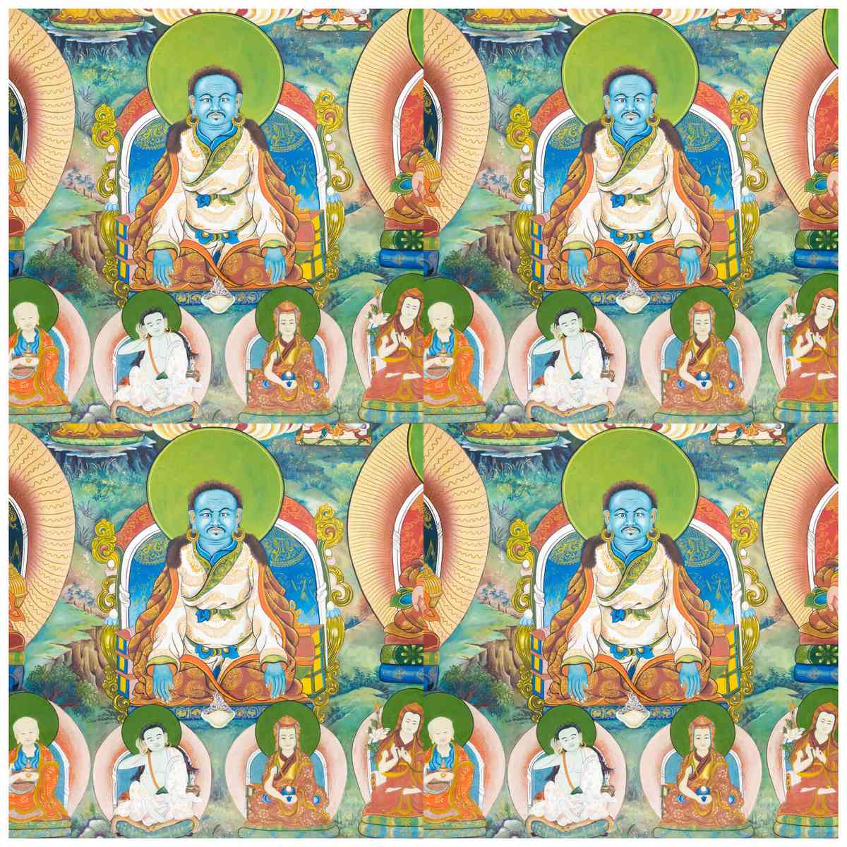 jags-mumbai Decoupage Jags Decoupage Paper Chinese Zambala BuddhaJDPG-24