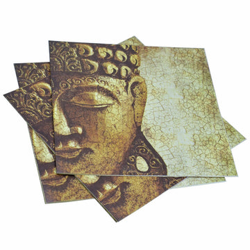 Jags Decoupage Paper Crackle Budha JDPG-2