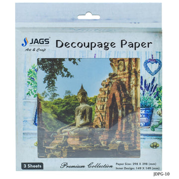 jags-mumbai Decoupage Jags Decoupage Paper Gautam Lord Buddha JDPG-10