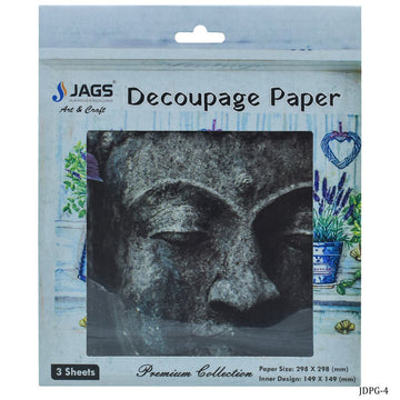 Jags Decoupage Paper Gautam Lord Buddha JDPG-4